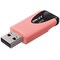 PNY Attache 4 USB 2.0 muistitikku 64 GB (musta/koralli)