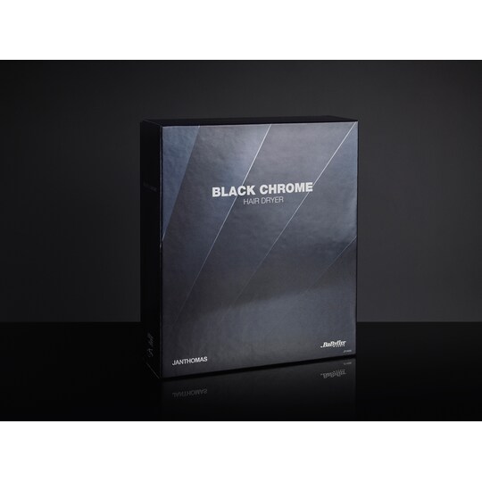 Jan Thomas Studio Black Chrome hiustenkuivaaja JT7400E