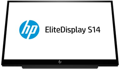 HP EliteDisplay S14 kannettava 14" näyttö (musta)
