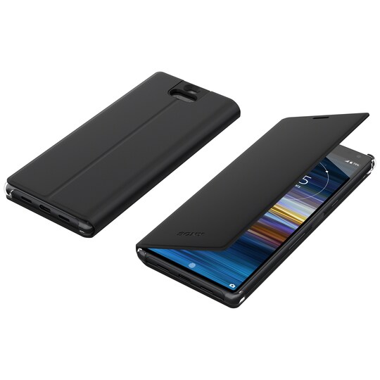 Sony Xperia 10 Plus Style suojakuori (musta)