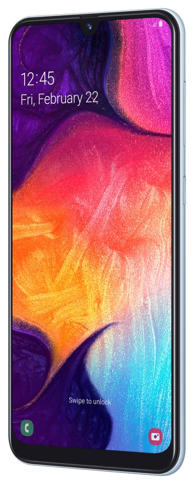 Samsung Galaxy A50 älypuhelin (valkoinen)