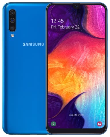 Samsung Galaxy A50 älypuhelin (sininen)