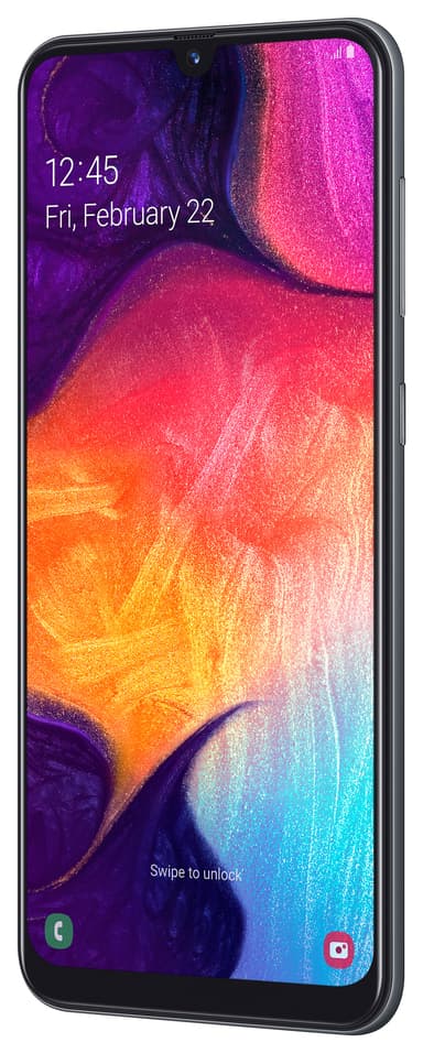 Samsung Galaxy A50 älypuhelin (musta)