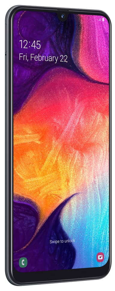 Samsung Galaxy A50 älypuhelin (musta)