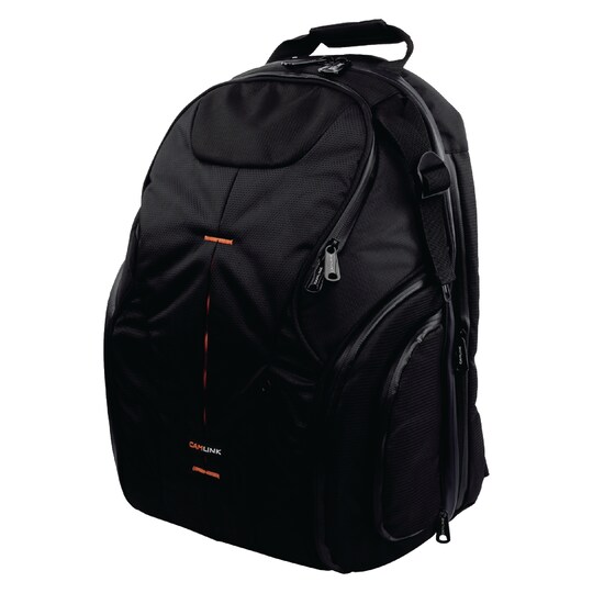 Camera rucksack 290x410x150, black/orange