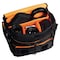 Camera shoulderbag 330x250x140, black/orange