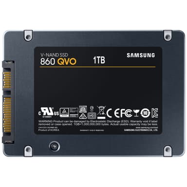 Samsung 860 QVO 2,5" SSD-muisti (1 TB)