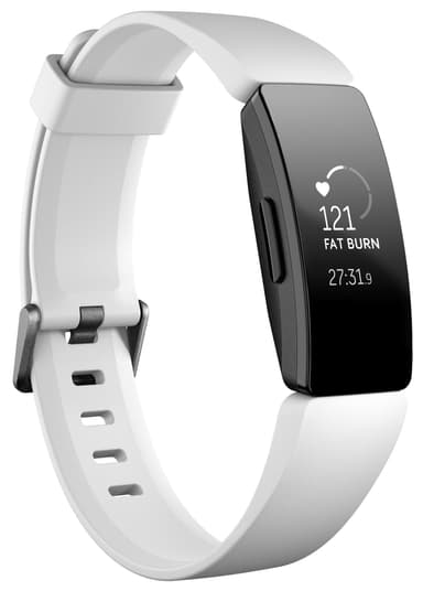 Fitbit Inspire HR aktiivisuusranneke (valkoinen)