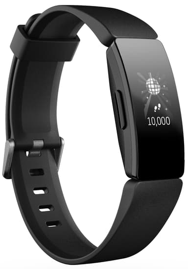 Fitbit Inspire HR aktiivisuusranneke (musta)