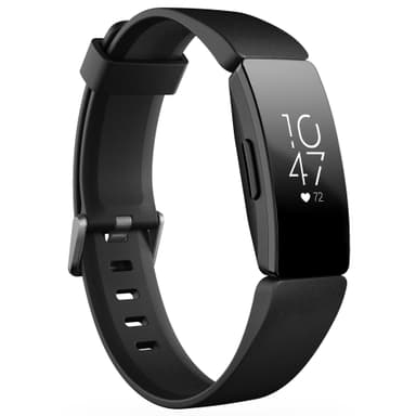 Fitbit Inspire HR aktiivisuusranneke (musta)
