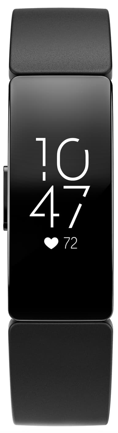 Fitbit Inspire HR aktiivisuusranneke (musta)