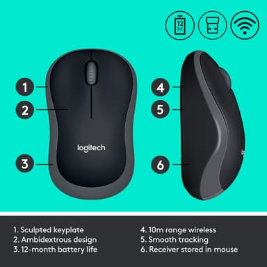 Logitech MK270 langaton näppäimistö ja hiiri