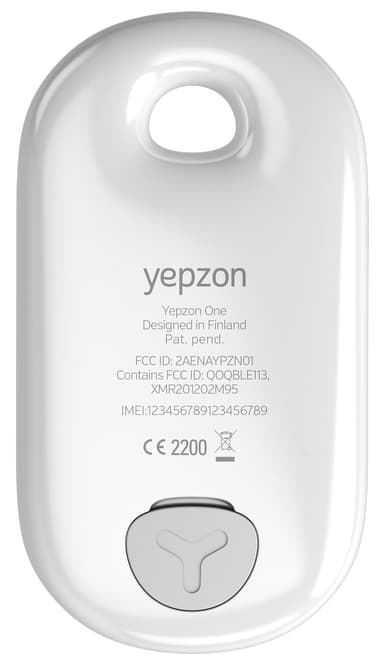 Yepzon One 2.0 GPS paikannin (valkoinen)