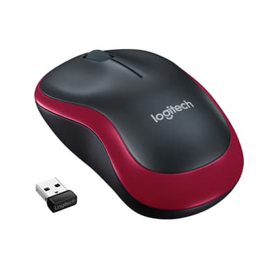Logitech langaton hiiri M185 (punainen)
