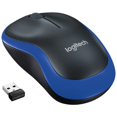 Logitech langaton hiiri M185 (sininen)