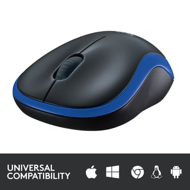 Logitech langaton hiiri M185 (sininen)