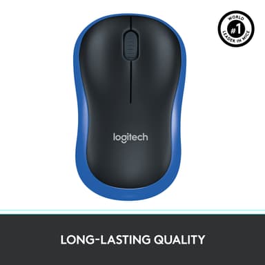 Logitech langaton hiiri M185 (sininen)