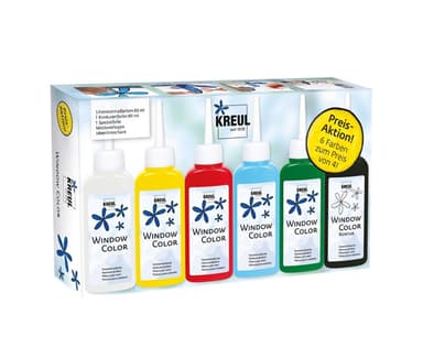 Window color 6 x 80 ml