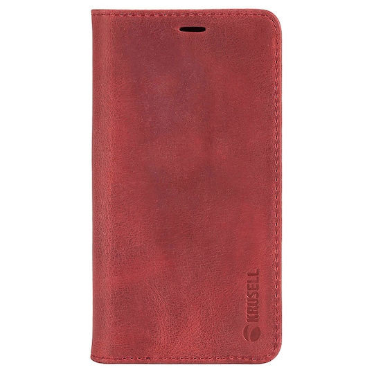 Krusell Sunne Apple iPhone X lompakkokotelo (punainen)