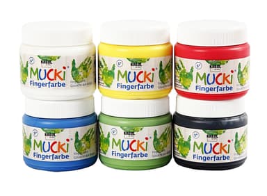 Kreul finger paint 6 x 150 ml