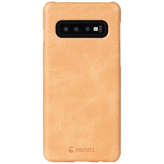 Krusell Sunne Samsung Galaxy S10 Plus suojakuori (vaaleanruskea)