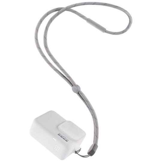 GoPro suojakuori + kiinnityslenkki (valkoinen)