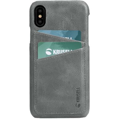Krusell Sunne Apple iPhone Xs Max suojakuori (vintage-harmaa)