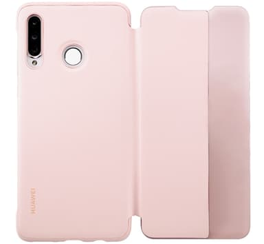 Huawei P30 Lite Smart View suojakuori (pinkki)
