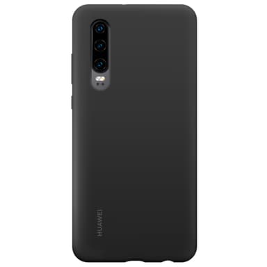 Huawei P30 Silicone suojakuori (musta)