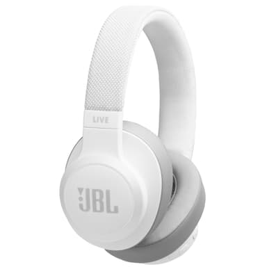 JBL LIVE 500BT langattomat around-ear kuulokkeet (valkoinen)