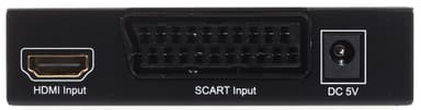 NORTH SCART+HDMI - HDMI HD Muunnin ja Switch Musta