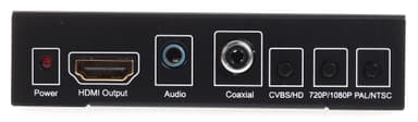 NORTH SCART+HDMI - HDMI HD Muunnin ja Switch Musta