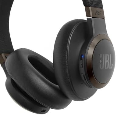 JBL LIVE 650BT langattomat around-ear kuulokkeet (musta)