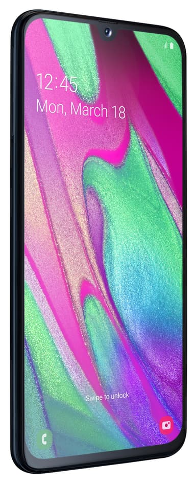 Samsung Galaxy A40 älypuhelin (musta)
