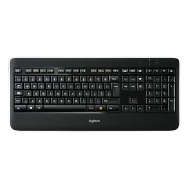 Logitech K800 langaton näppäimistö (musta)