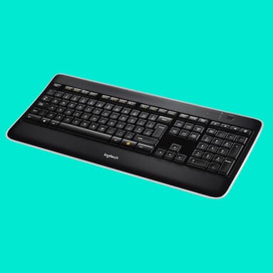 Logitech K800 langaton näppäimistö (musta)