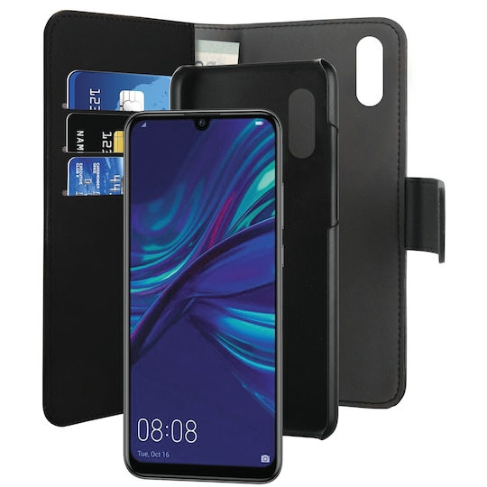 Puro 2in1 Huawei P Smart 2019 lompakkokotelo (musta)