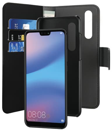 Puro 2in1 Huawei P20 Pro lompakkokotelo (musta)