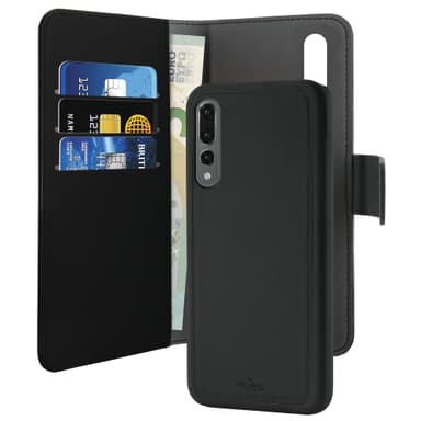 Puro 2in1 Huawei P20 Pro lompakkokotelo (musta)