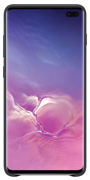 Samsung Galaxy S10 Plus nahkainen suojakuori (musta)