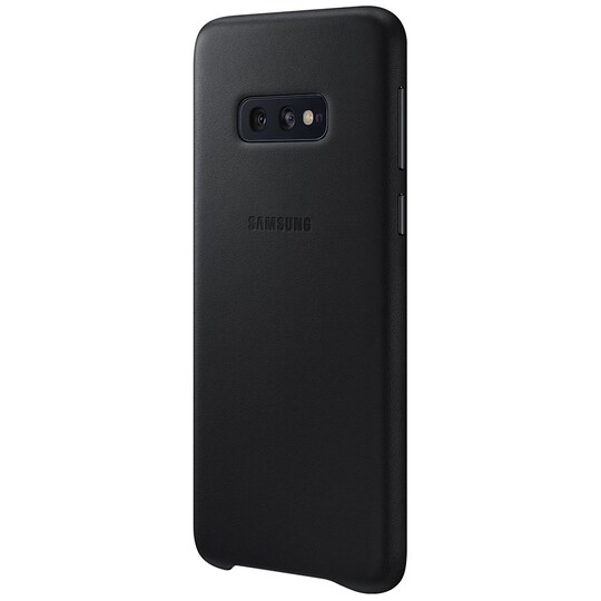 Samsung Galaxy S10e nahkainen suojakuori (musta)