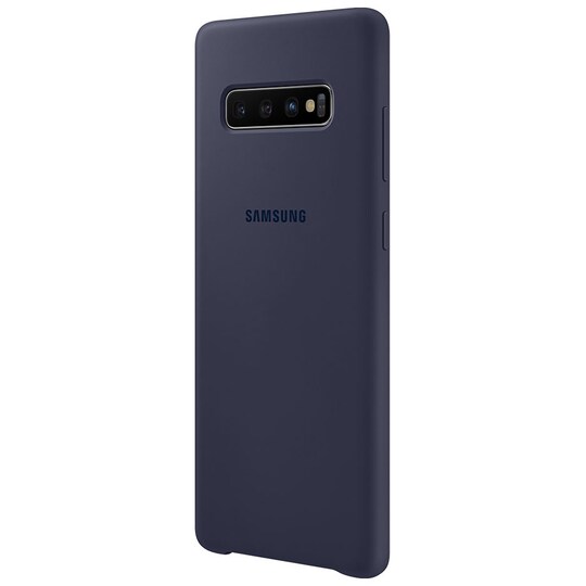 Samsung Galaxy S10 Plus Silicone suojakuori (laivastonsininen)