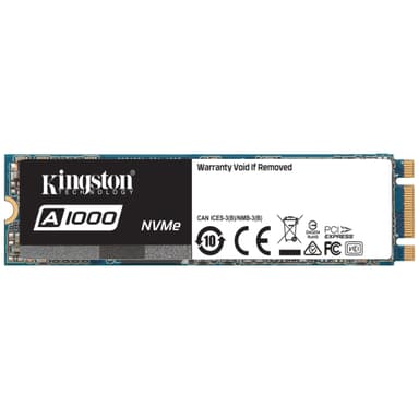 Kingston A1000 M.2 NVMe sisäinen SSD-muisti 240 GB