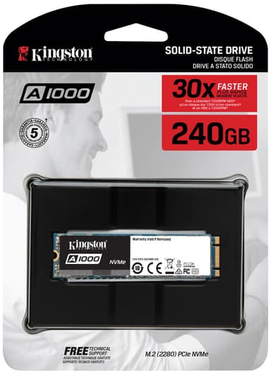 Kingston A1000 M.2 NVMe sisäinen SSD-muisti 240 GB