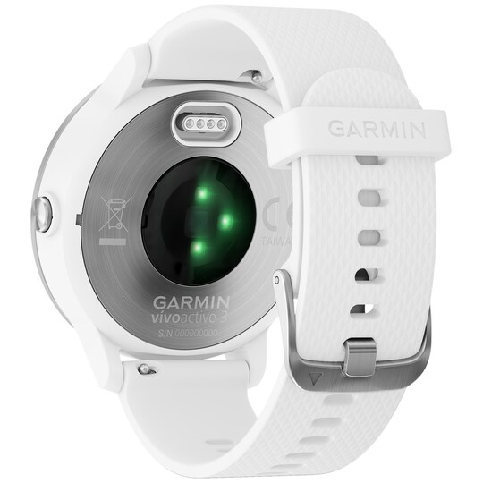 Garmin Vivoactive 3 GPS älykello (valkoinen/teräs)