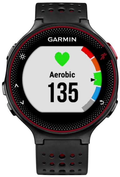Garmin Forerunner 235 urheilukello (musta/punainen)