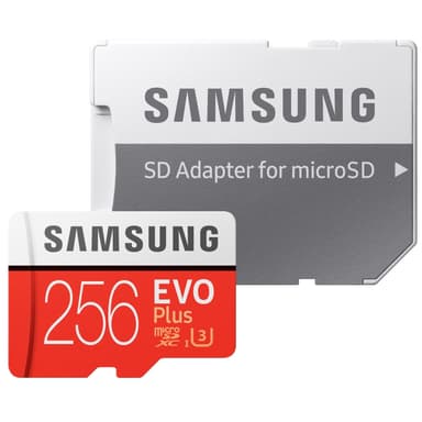 Samsung Evo Plus Micro SDXC UHS-3 muistikortti 256 GB
