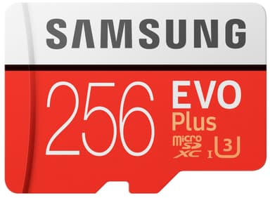 Samsung Evo Plus Micro SDXC UHS-3 muistikortti 256 GB