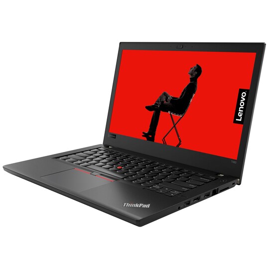 Lenovo ThinkPad T480 14" kannettava (musta)