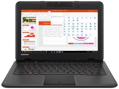Lenovo 100e Chromebook 11,6" kannettava (musta)
